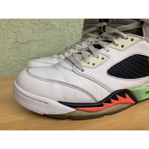 Nike‎ Air Jordan 5 Retro Poison Green Black 136027–115 Sz 10.5 main image 7